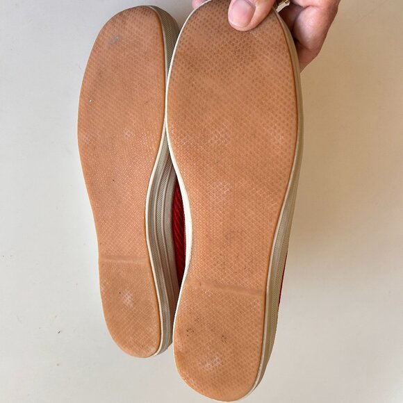 Kate Spade NY Orange Corduroy Slip-On Size 10 - Picture 5 of 5